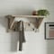 Alaterre Furniture Castleton Mango Wood 40"W Coat Hook with Shelf AWTR2927 - alternate 1